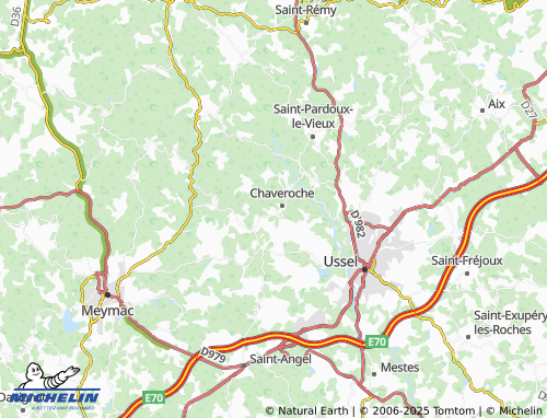 MICHELIN Chaverochette map - ViaMichelin