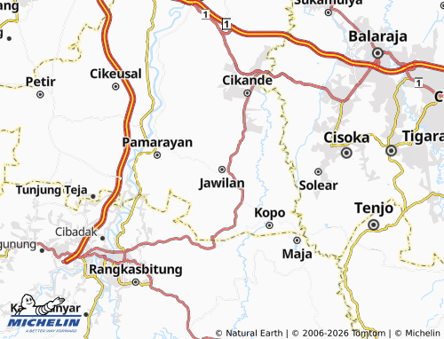Mappa MICHELIN Jawilan - ViaMichelin