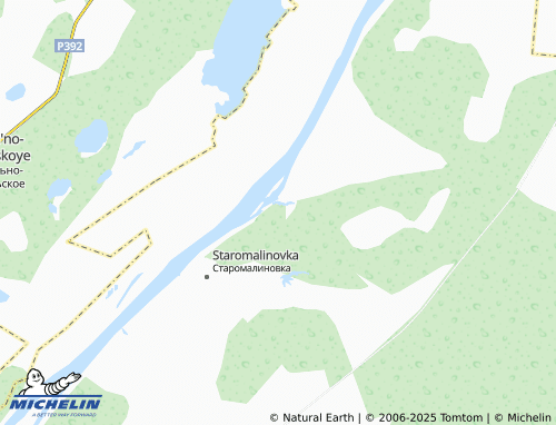 MICHELIN Khutora map - ViaMichelin