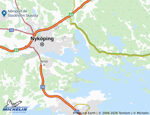 Mapa MICHELIN Linudden - ViaMichelin