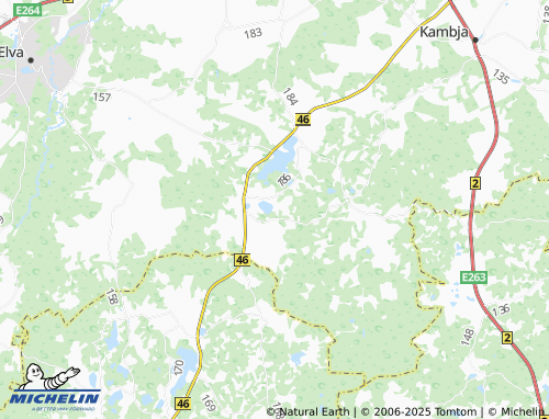 MICHELIN Palumäe map - ViaMichelin