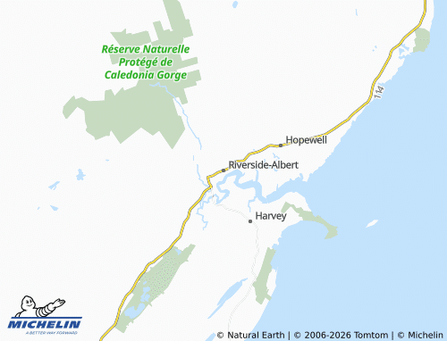 Mapa MICHELIN Riverside-Albert - ViaMichelin