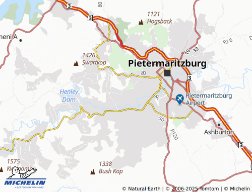 MICHELIN Nenzokuhle map - ViaMichelin