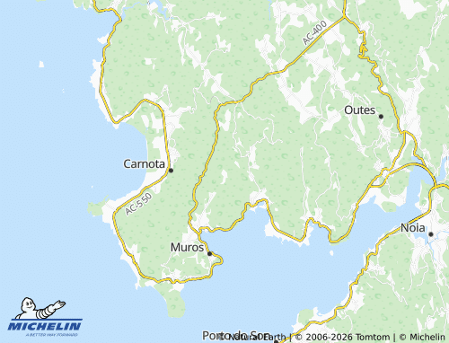 MICHELIN Arriba map - ViaMichelin