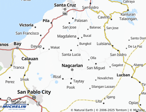 MICHELIN-Landkarte Cabuyao - ViaMichelin