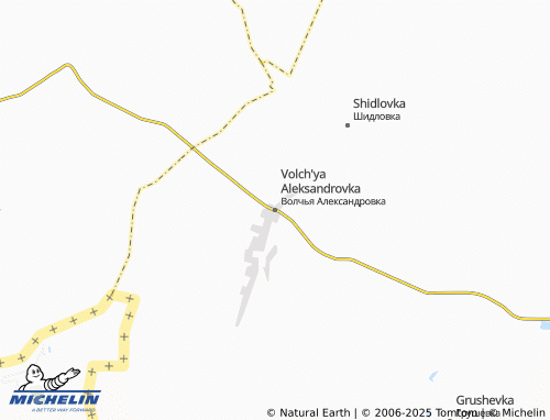 MICHELIN Volch'ya Aleksandrovka map - ViaMichelin