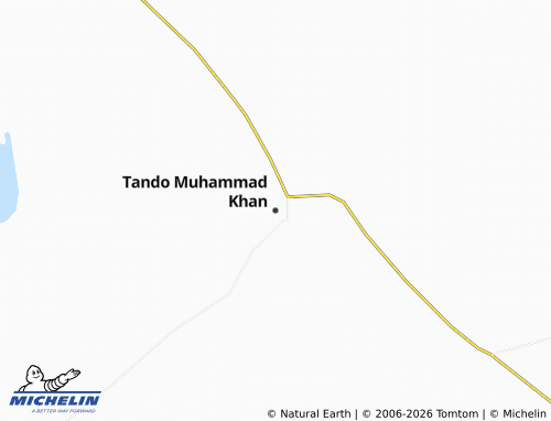 Mappa MICHELIN Tando Muhammad Khan - ViaMichelin