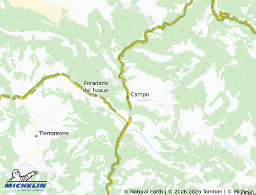 MICHELIN Campo map - ViaMichelin