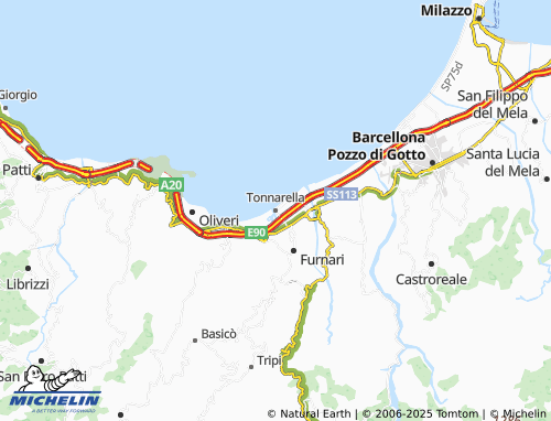 Carte MICHELIN Tonnarella - ViaMichelin