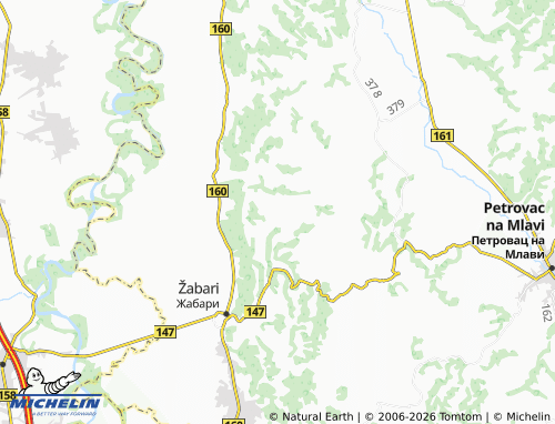Mapa MICHELIN Sibnica - ViaMichelin