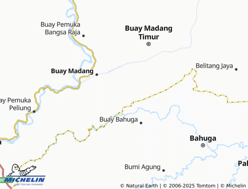 MICHELIN Tanjung Agung map - ViaMichelin