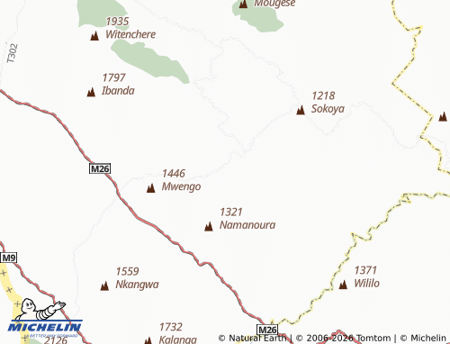 MICHELIN Chipwera map - ViaMichelin