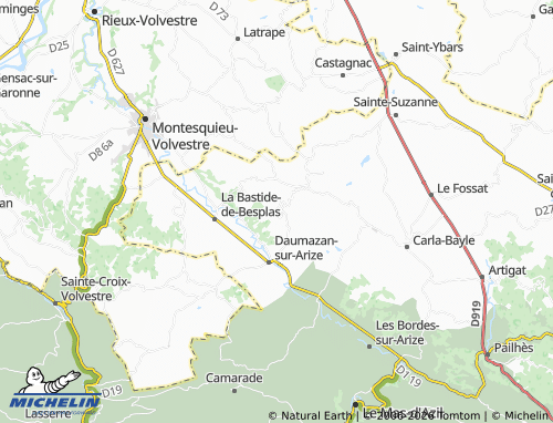 MICHELIN Castex map - ViaMichelin