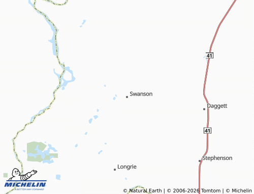 Carte MICHELIN Swanson - ViaMichelin