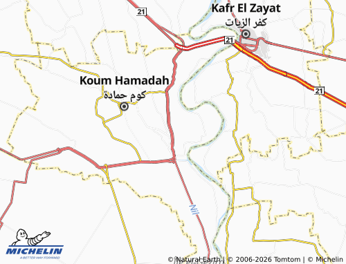 Mapa MICHELIN Ezbat Hasan Ali Hamzah - ViaMichelin