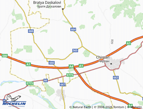 Mappa MICHELIN Cherna gora - ViaMichelin