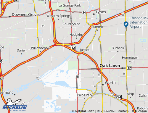 Mapa MICHELIN Willow Springs - ViaMichelin
