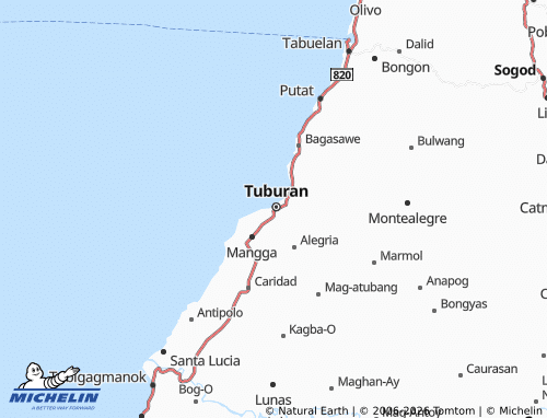 MICHELIN Barangay 6 map - ViaMichelin