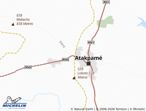 MICHELIN Hihetro map - ViaMichelin