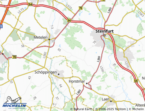 Kaart MICHELIN Haltern - ViaMichelin