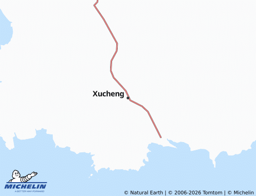 MICHELIN Xucheng map - ViaMichelin
