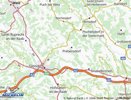 MICHELIN Prebensdorfberg map - ViaMichelin