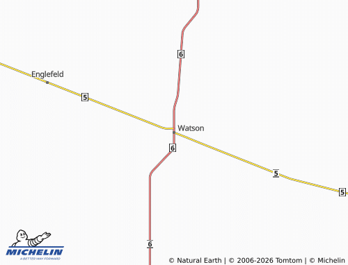 Mappa MICHELIN Watson - ViaMichelin