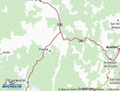 MICHELIN Ahuehuetitla map - ViaMichelin