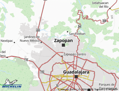 Mappa MICHELIN Hacienda del Valle - ViaMichelin