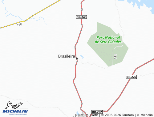 MICHELIN Brasileira map - ViaMichelin