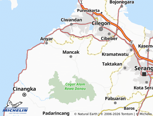 MICHELIN-Landkarte Labuhan - ViaMichelin