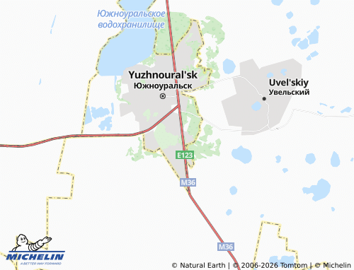 MICHELIN-Landkarte Roshchino - ViaMichelin