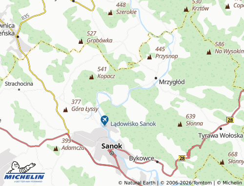 Carte MICHELIN Dębna - ViaMichelin