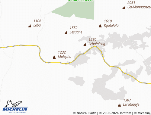 MICHELIN-Landkarte Mothee - ViaMichelin