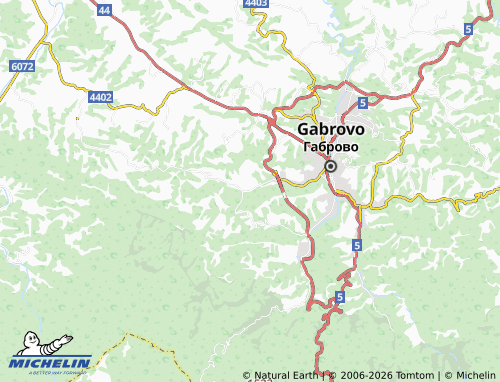 Mappa MICHELIN kv. Gachevtsi - ViaMichelin