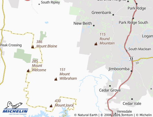 Mapa MICHELIN Undullah - ViaMichelin