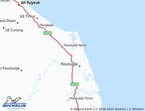 MICHELIN Beusa Meuranou map - ViaMichelin