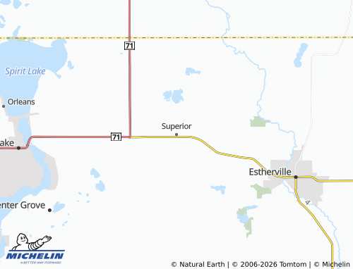 Mappa MICHELIN Superior - ViaMichelin