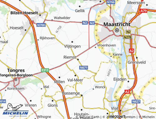 MICHELIN Riemst map - ViaMichelin