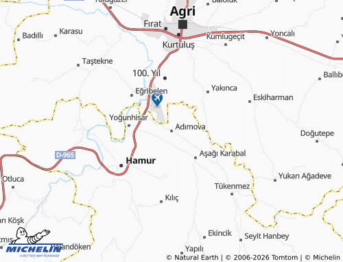 MICHELIN Adımova map - ViaMichelin