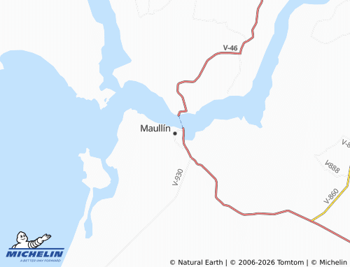 MICHELIN Maullín map - ViaMichelin