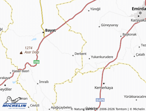 Mappa MICHELIN Derbent - ViaMichelin