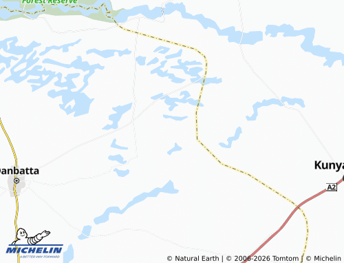 MICHELIN Nyibango map - ViaMichelin