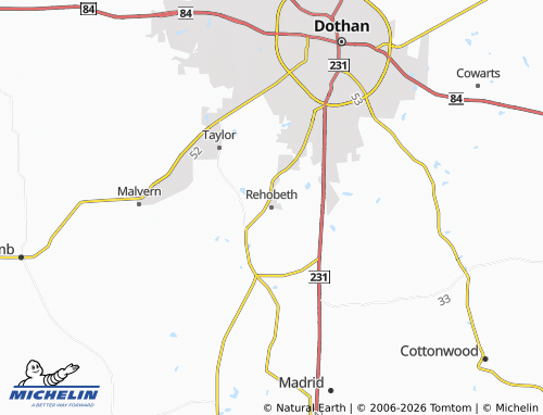 Mappa MICHELIN Rehobeth - ViaMichelin