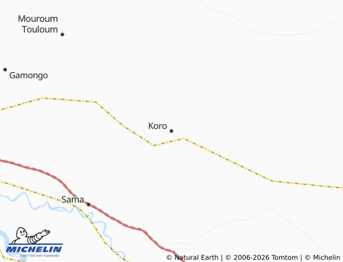 Mappa MICHELIN Koro - ViaMichelin