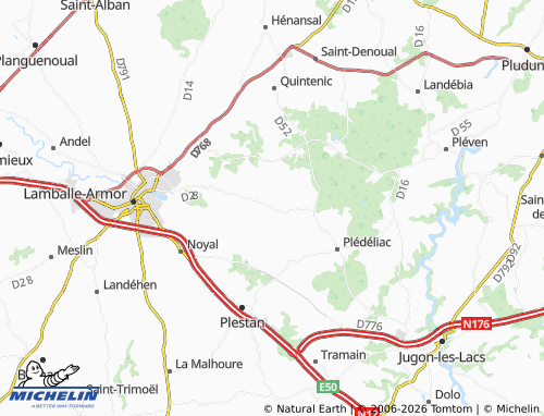 Carte MICHELIN Trégomar - ViaMichelin