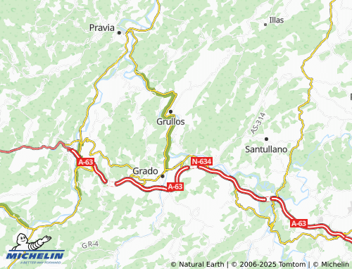 MICHELIN-Landkarte Agüera - ViaMichelin