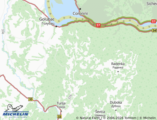 Carte MICHELIN Krivača - ViaMichelin