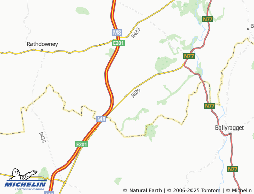 MICHELIN Cullahill map - ViaMichelin