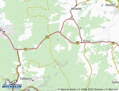 MICHELIN Brambostel map - ViaMichelin